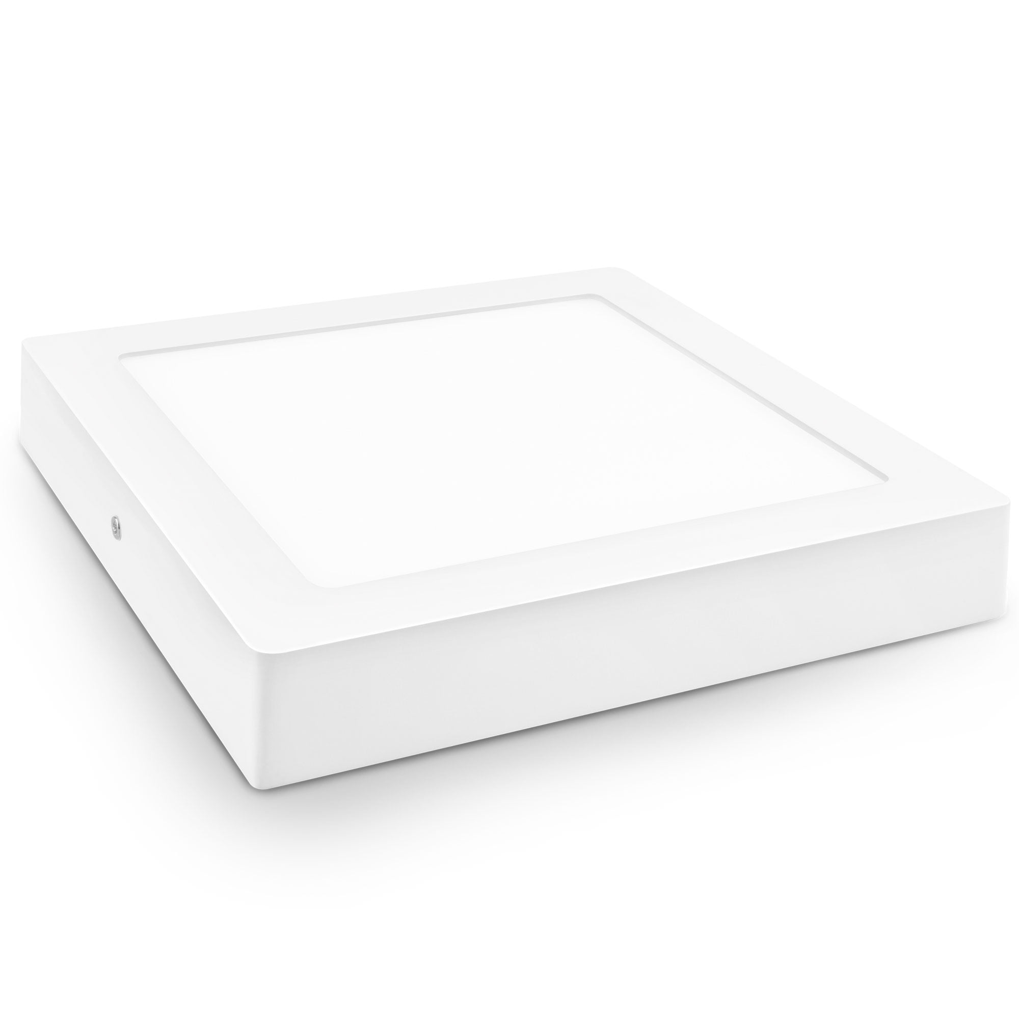 DOWNLIGHT LED MATEL SUPERFICIE CUADRADO BLANCO 18W FRÍA