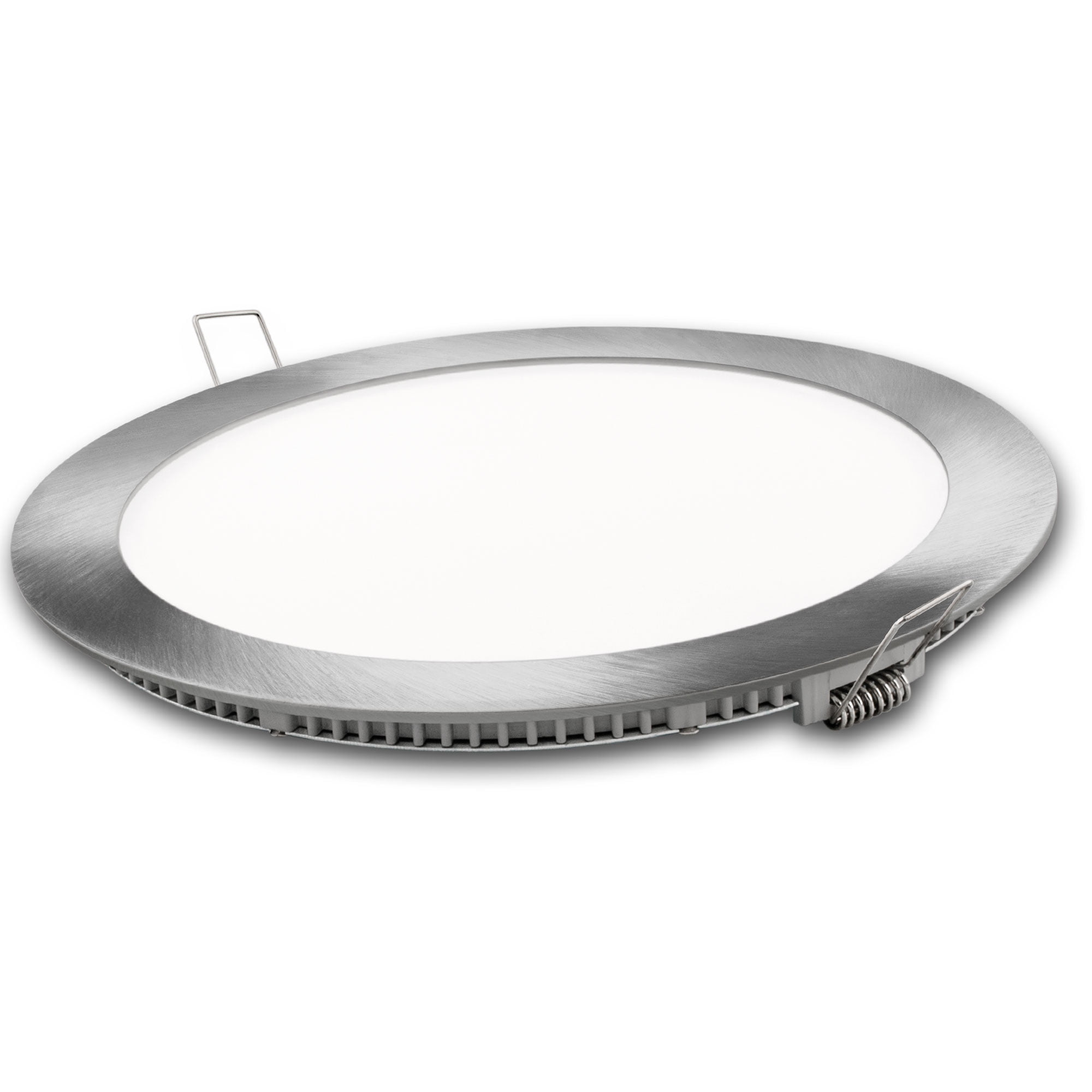DOWNLIGHT LED MATEL REDONDO PLATA 3W CÁLIDA